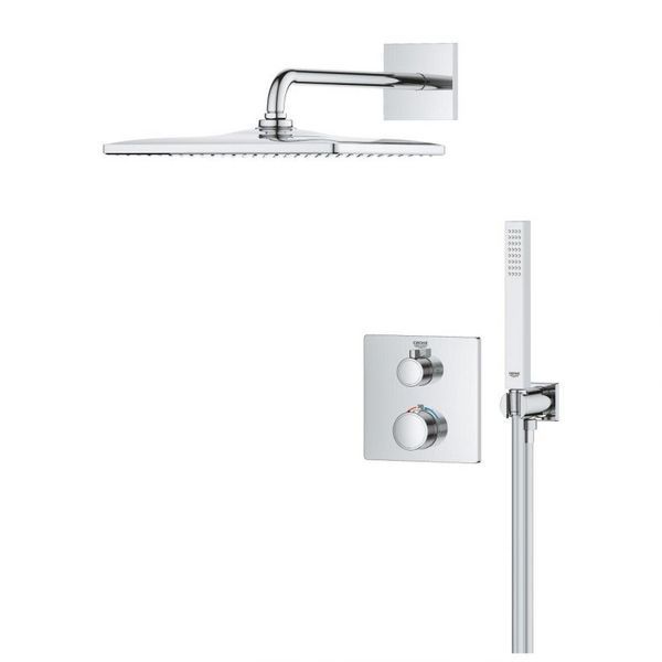 Grohe Grohtherm Душевая система скрытого монтажа с Rainshower Mono 310 Cube (34870000) 34870000 фото