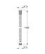 Grohe Relexaflex Metal Металевий душовий шланг 1500 (28105001) 28105001 фото 2