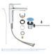 Grohe Lineare Смеситель однорычажный для раковины S-Size (32114001) 32114001 фото 10