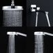 Душова система FRAP F7175 вбудована, 3 режими, латунь, хром 1055783 фото 2