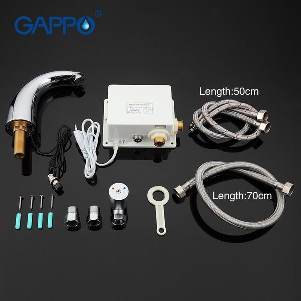 Змішувач сенсорний для раковини GAPPO G517 1034052 фото