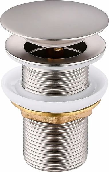 Донний клапан Perla нажимной 1/4 Click-Clack латунь БІЛА PSA2101W PSA2101W фото