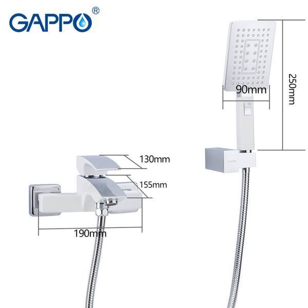 Змішувач для ванни GAPPO Jacob G3007-7 1033989 фото