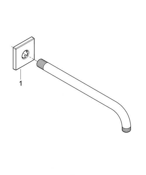 Grohe Rainshower Душовий кронштейн 286 мм (27488000) 27488000 фото