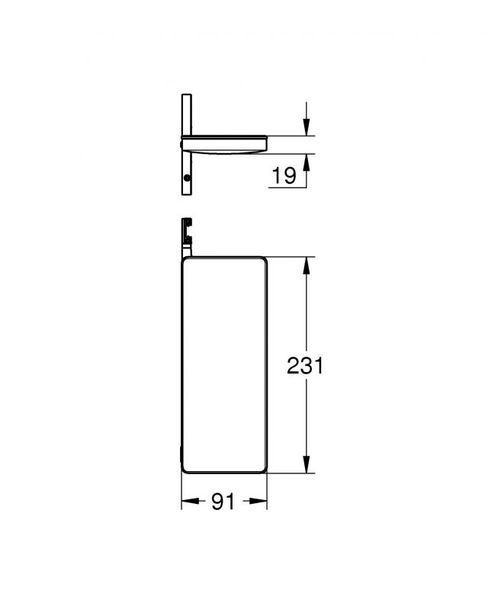 GROHE SPA Rainshower Aqua Полочка (101677KI00) 101677KI00 фото