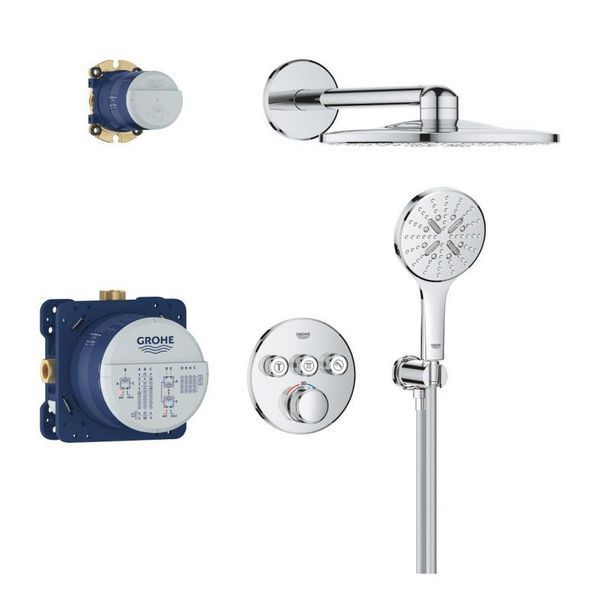 Grohe Grohtherm SmartControl Скрытая душевая система с Rainshower SmartActive 310 (34863000) 34863000 фото