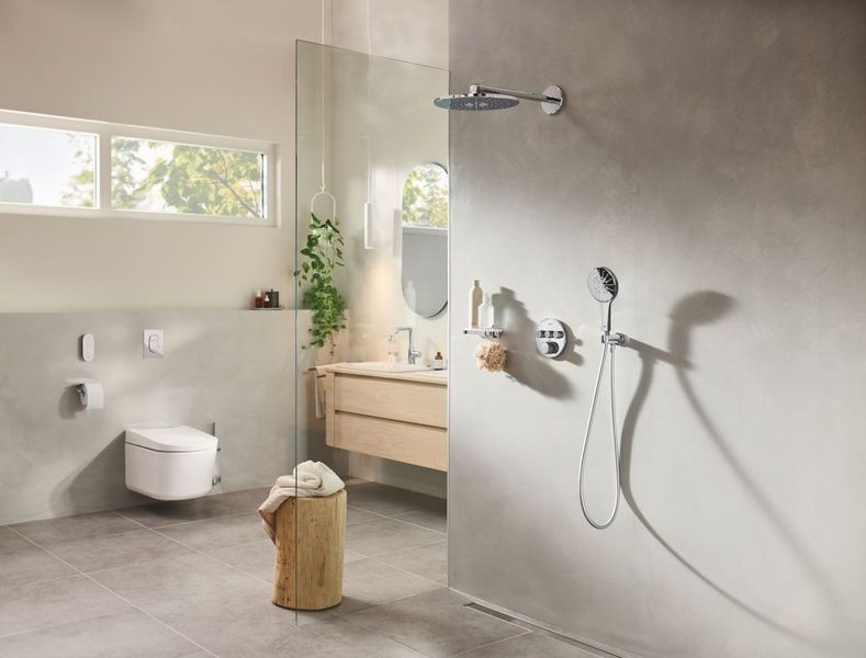 Grohe Grohtherm SmartControl Скрытая душевая система с Rainshower SmartActive 310 (34863000) 34863000 фото
