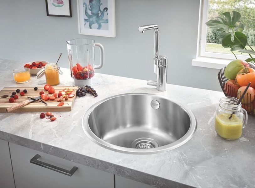 Grohe Мойка для кухни D 440 мм круглая, матовая (31720SD0) 31720SD0 фото