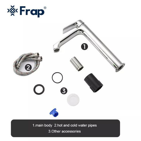 Змішувач для умивальника Frap F1071-2 1045056 фото