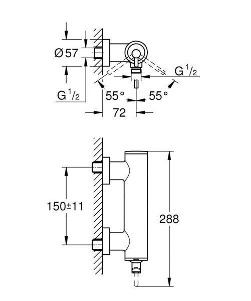 GROHE SPA Atrio new Смеситель для душа (32650003) 32650003 фото