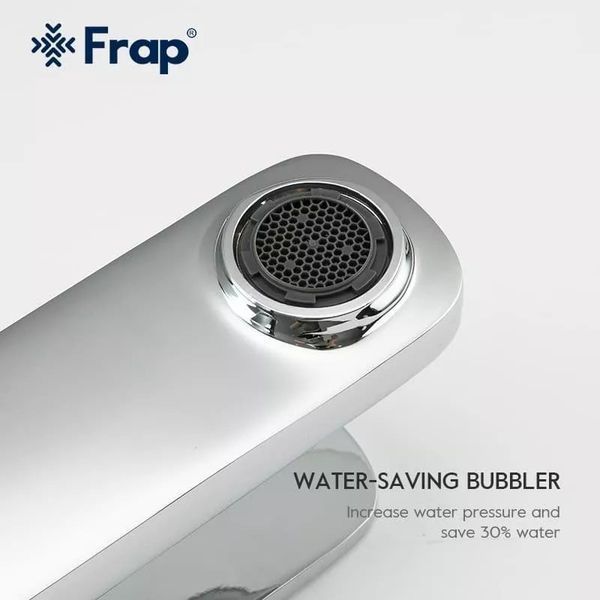 Змішувач для умивальника Frap F1061-2 високий, хром 1042380 фото