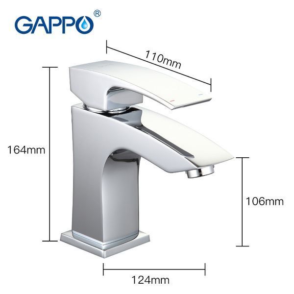 Смеситель для раковины GAPPO G1007 1033975 фото