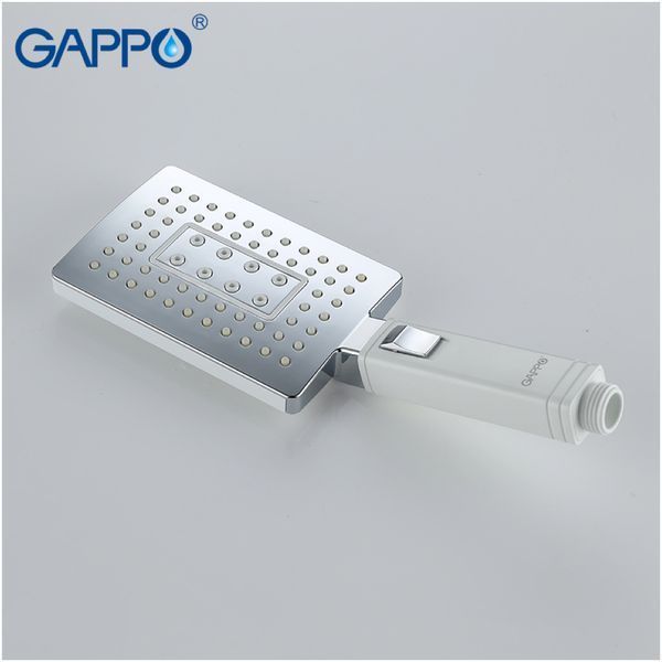Душевая система GAPPO G2407-8, излив - переключатель на лейку, белый/хром 1034057 фото