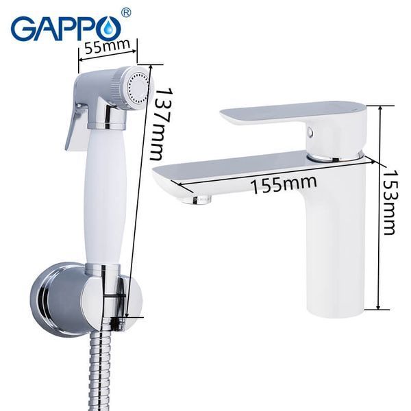 Смеситель для раковины GAPPO G1048-1 1034025 фото
