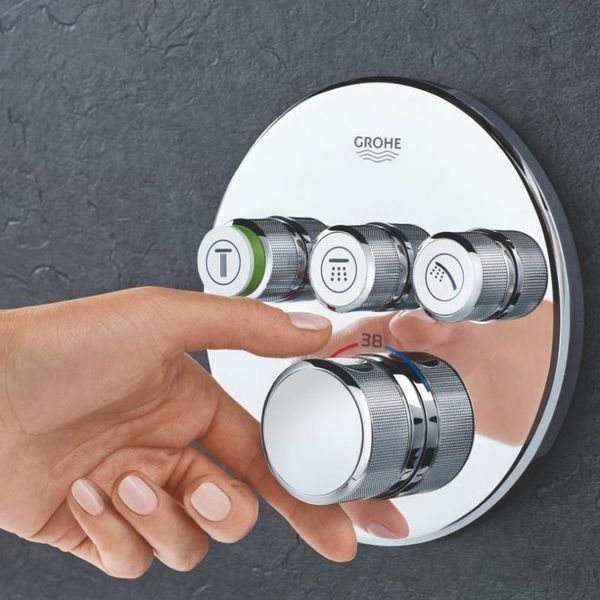 Grohe Grohtherm SmartControl Термостат прихованого монтажу на 3 виходи (29121000) 29121000 фото