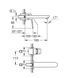 Grohe Cubeo Змішувач для раковини на 2 отвори M-розміру (1017880000) 1017880000 фото 5