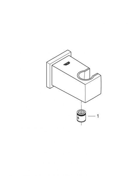 Grohe Euphoria Cube Підключення душового шлангу (26370DC0) 26370DC0 фото